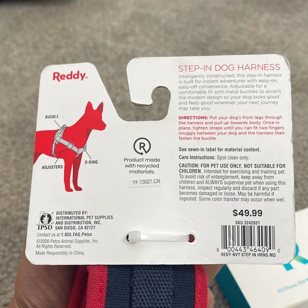Reddy Step-In Dog Harness